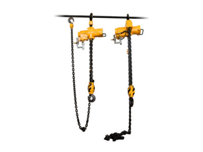 Pneumatyczne wciągniki łańcuchowe PWŁ-3/6 oraz PWŁ-10